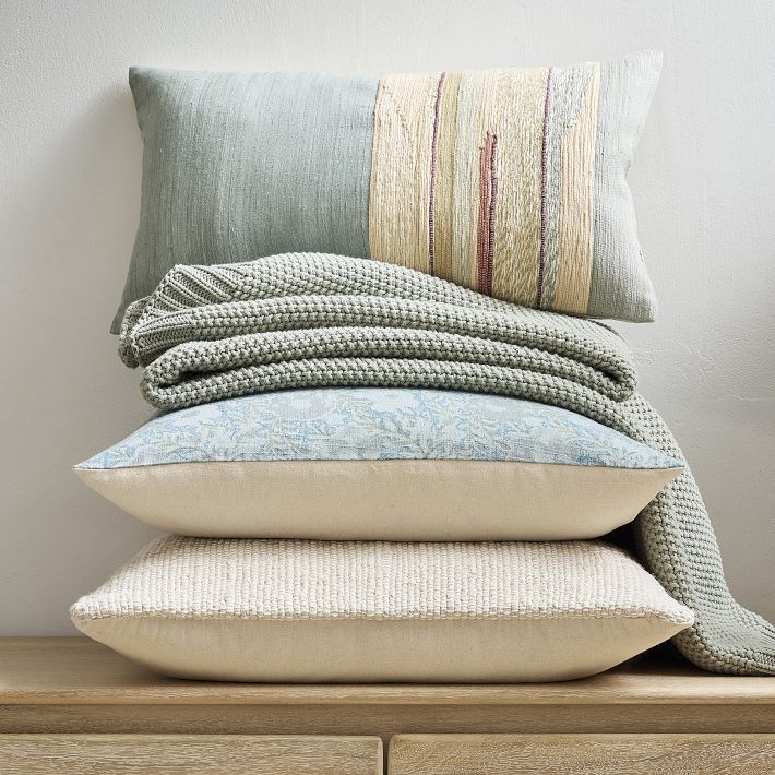 Caden Woven Pillow Cover West Elm