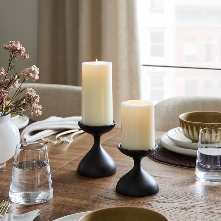Kuba Metal Pillar Holders