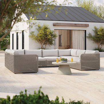 U shaped outdoor online seating