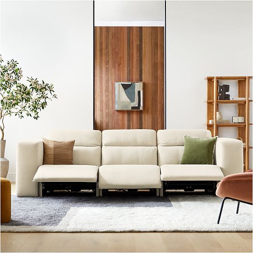 Leo Motion Reclining Sofa (91"123") West Elm