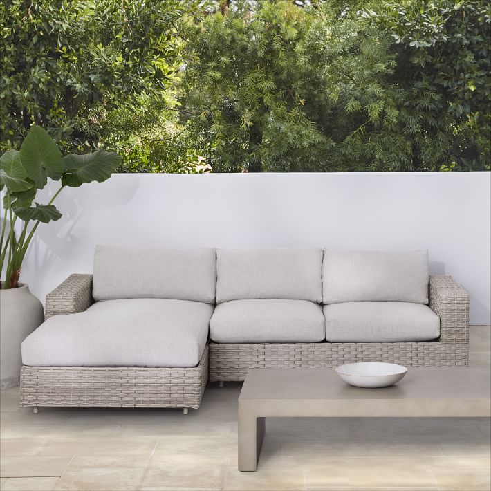 Urban Outdoor 2-Piece Chaise Sectional (102&quot;)