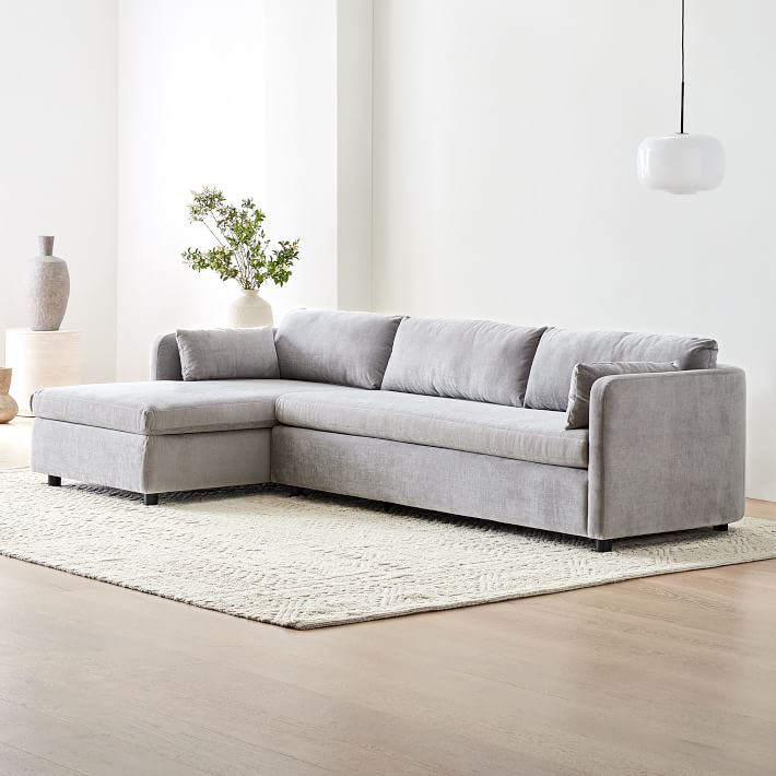Bacall Curved 2 Piece Chaise Sectional