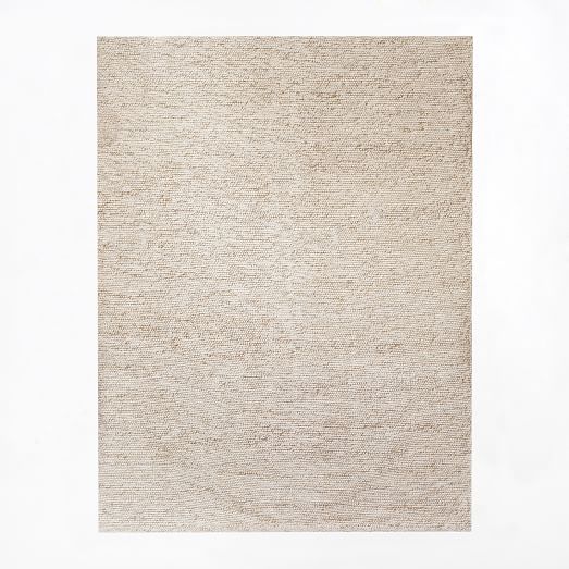 Mini Pebble Wool Jute Rug West Elm
