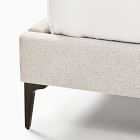 Upholstered Bed Frame - Metal Legs