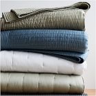 Silky TENCEL™ Crescent Stitch Quilt & Shams | West Elm