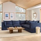 Bleecker Down-Filled Slipcover 3-Piece L-Shaped Sectional (120.5&quot;)