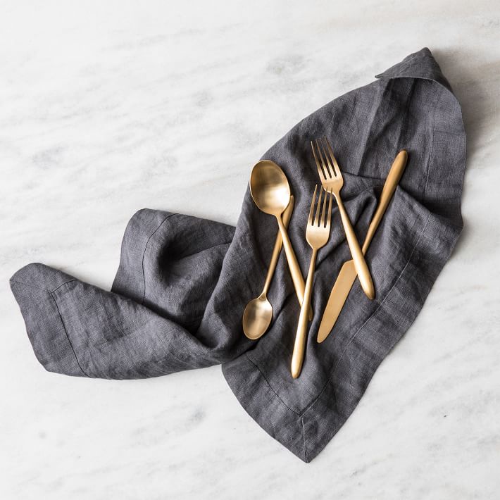Brushed Stainless Steel Flatware Sets