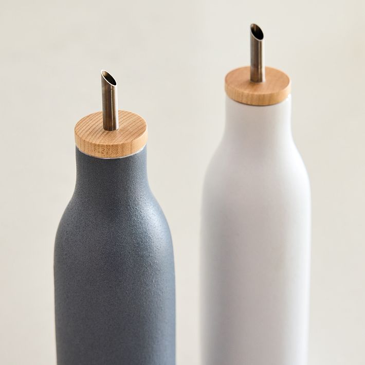 Kaloh Stoneware Oil & Vinegar Dispensers (Set of 2)