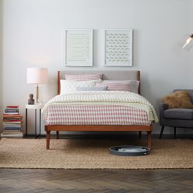 West elm store queen bed