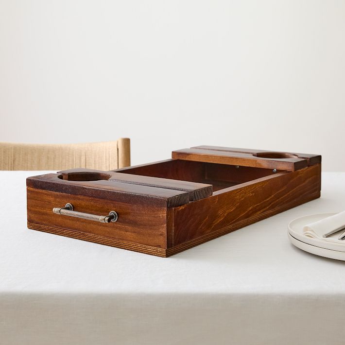StoneWon Designs Co. Pine & Birch Wine Serving Tray
