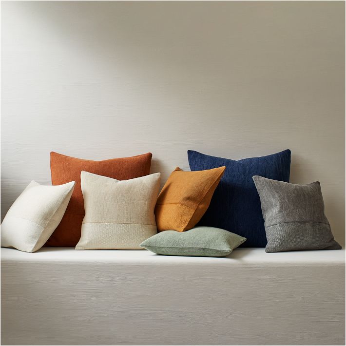Custom Organic Cotton 4 Couch Cushions With Washable Covers Any Custom Size  and Fabric on Request 
