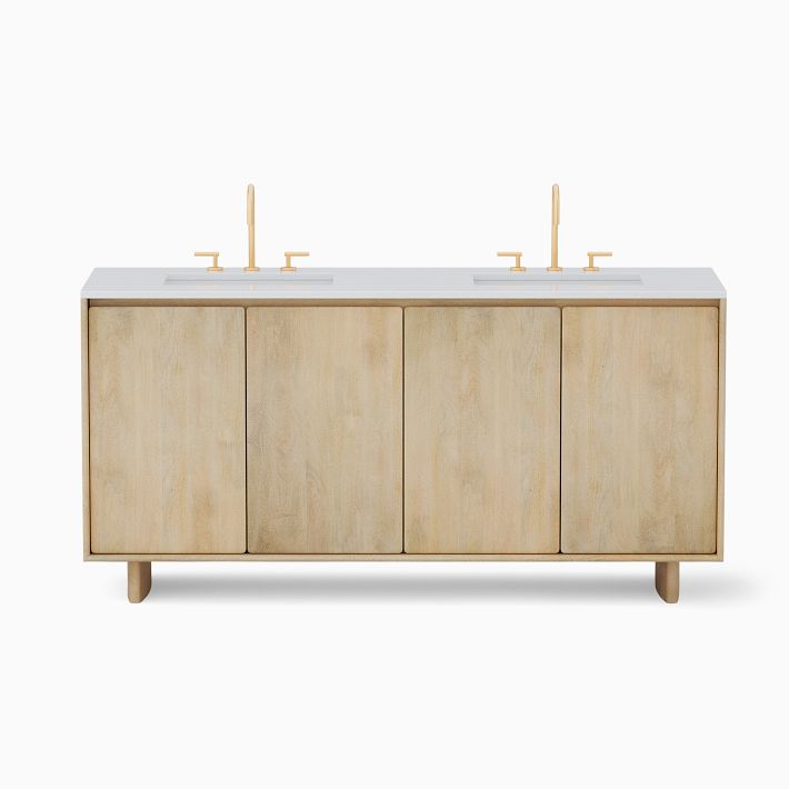 Anton Double Bathroom Vanity (68"–78") | West Elm