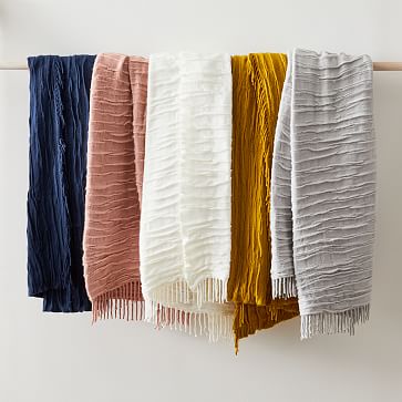 West elm speckled online throw