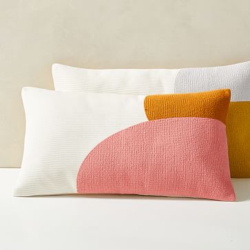 Corded Color Shapes Pillow Cover West Elm