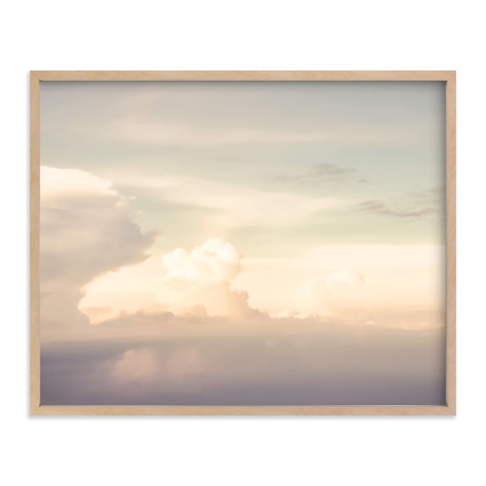 Flying with Clouds 2 Framed Wall Art by Minted for West Elm