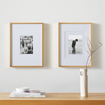 Multi-Mat Metal Gallery Frames - Black | West Elm