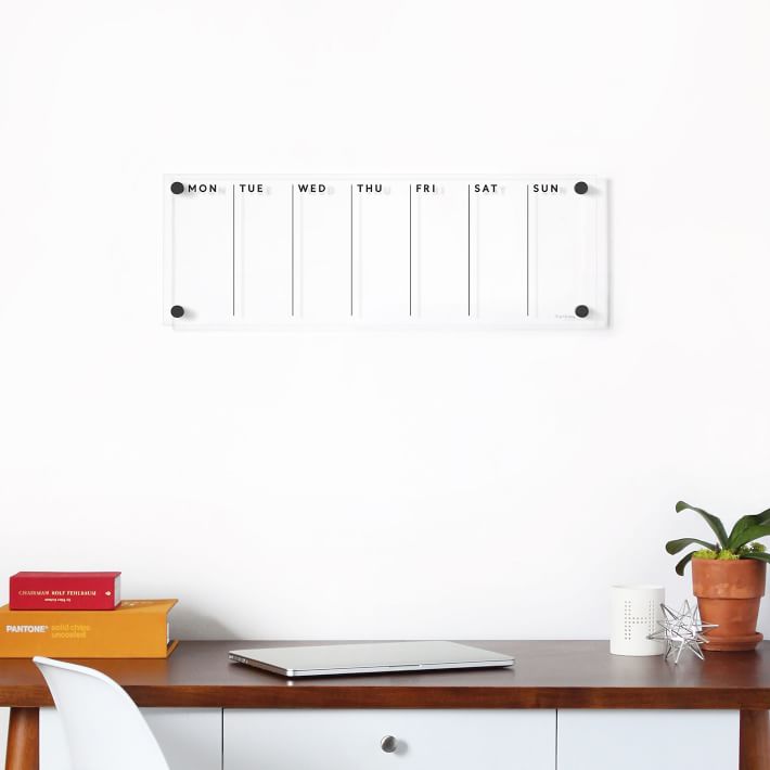 Dry Erase Magnetic Acrylic Calendar – Girl Friday