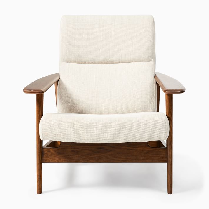 West elm mid century online show wood chair