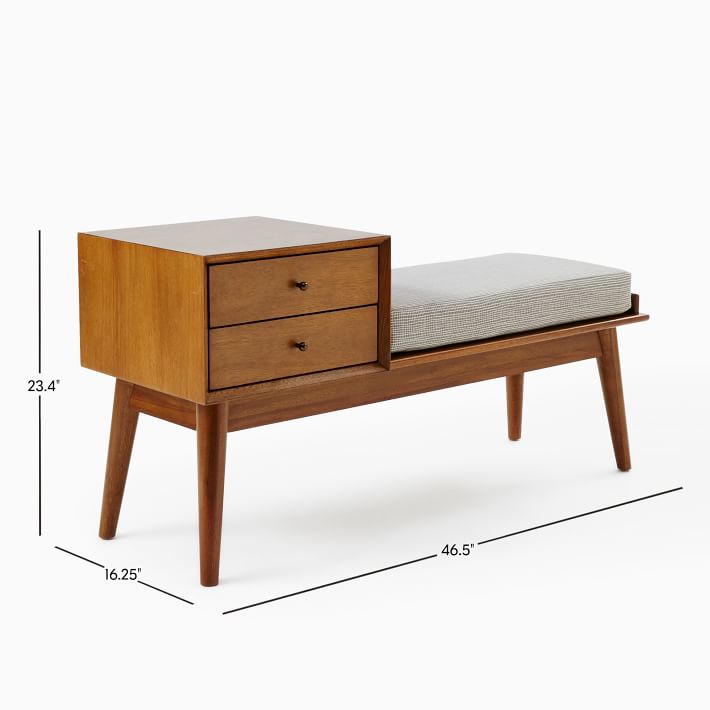 West elm benches and ottomans shop