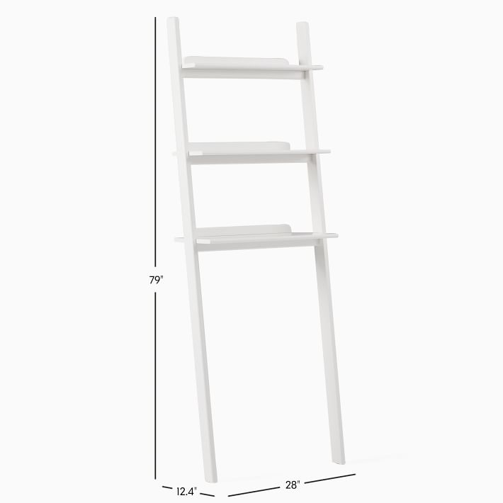 Over the Toilet Ladder Shelf 