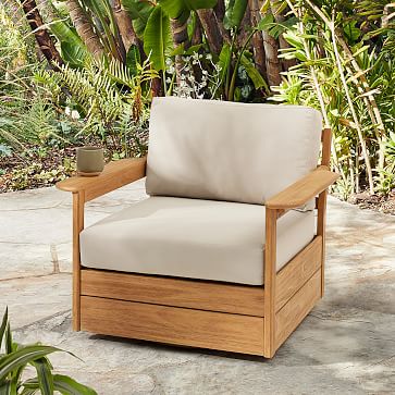 Playa Outdoor Swivel Chair | West Elm