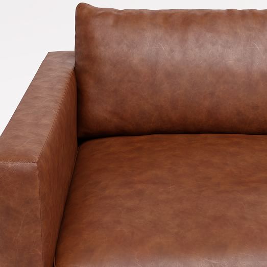 Melbourne Leather Sofa (76"96") West Elm