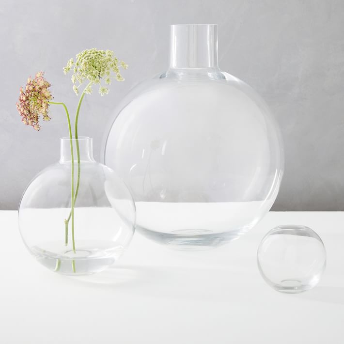 Foundations Clear Glass Vases
