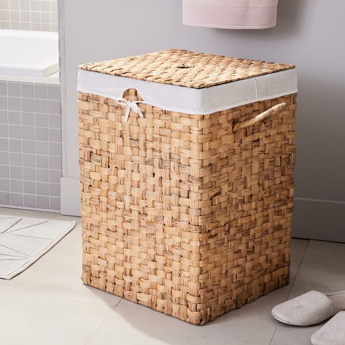 Rounded Weave Basket, Hamper, Large (17x26)