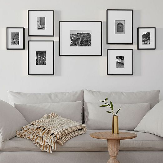 The Over-The-Sofa Organic Gallery Frames Set (Set of 7) | West Elm