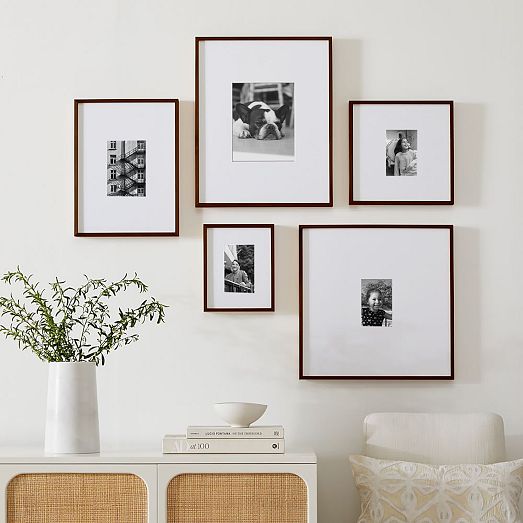 The Small-Space Organic Gallery Frames Set (Set of 5) | West Elm