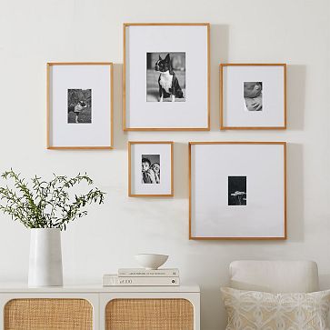 The Small-Space Organic Gallery Frames Set (Set of 5) | West Elm