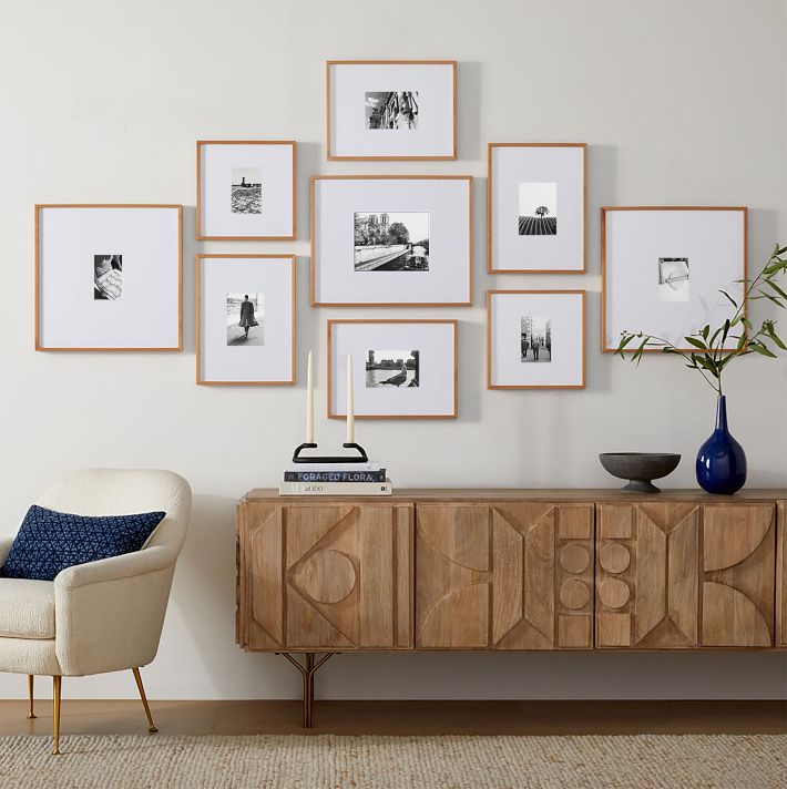 The Modern Gallery Frames Set (Set of 9) | West Elm