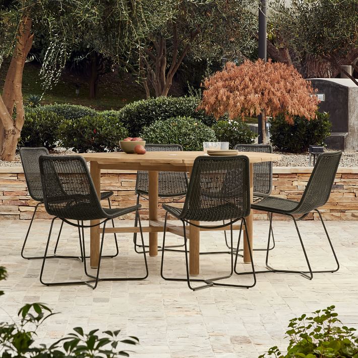 Hargrove Round Dining Table (60&quot;) &amp; Slope Chairs Set