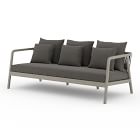 Rope &amp; Wood Outdoor Sofa (81&quot;)