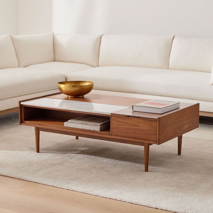Mid-Century Pop-Up Coffee Table  Modern Living Room Furniture