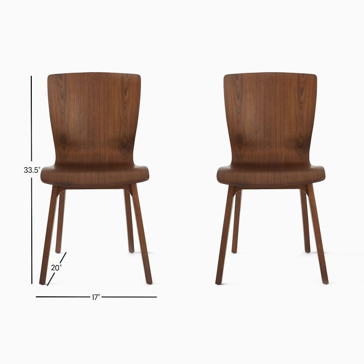 Crest Bentwood Dining Chair Set of 2 West Elm