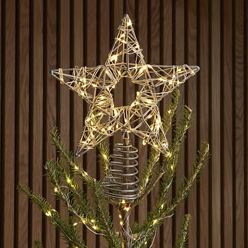 Natural Wood Star Christmas Tree Topper Decoration 12 Star Tree Topper Made  From Reclaimed Wood Christmas Star Topper Barn Star Decoration 