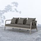 Rope &amp; Wood Outdoor Sofa (81&quot;)