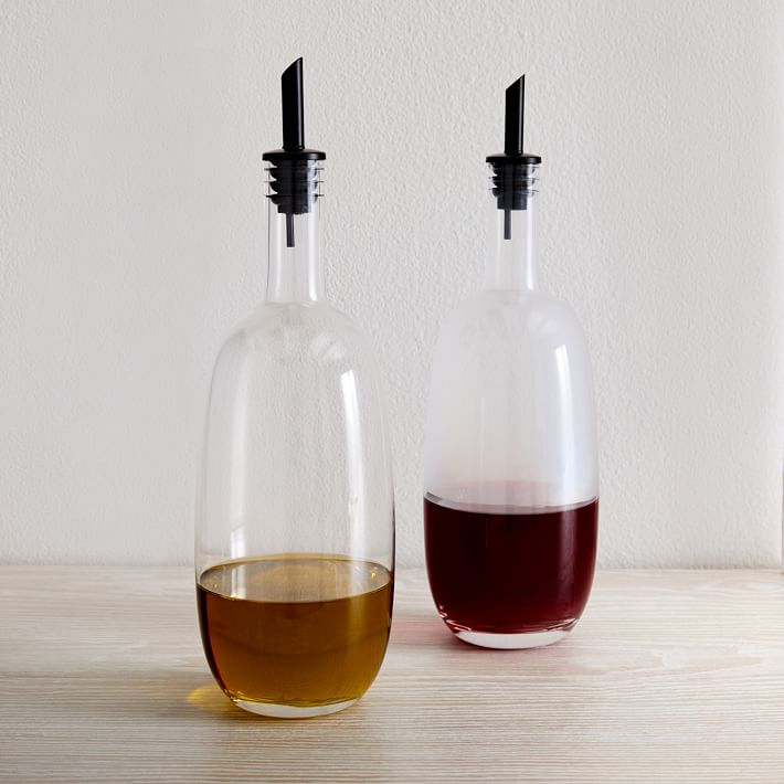No-Mess Glass Oil &amp; Vinegar Dispensers (Set of 2)
