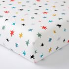 Organic Scandi Starburst Crib Fitted Sheet