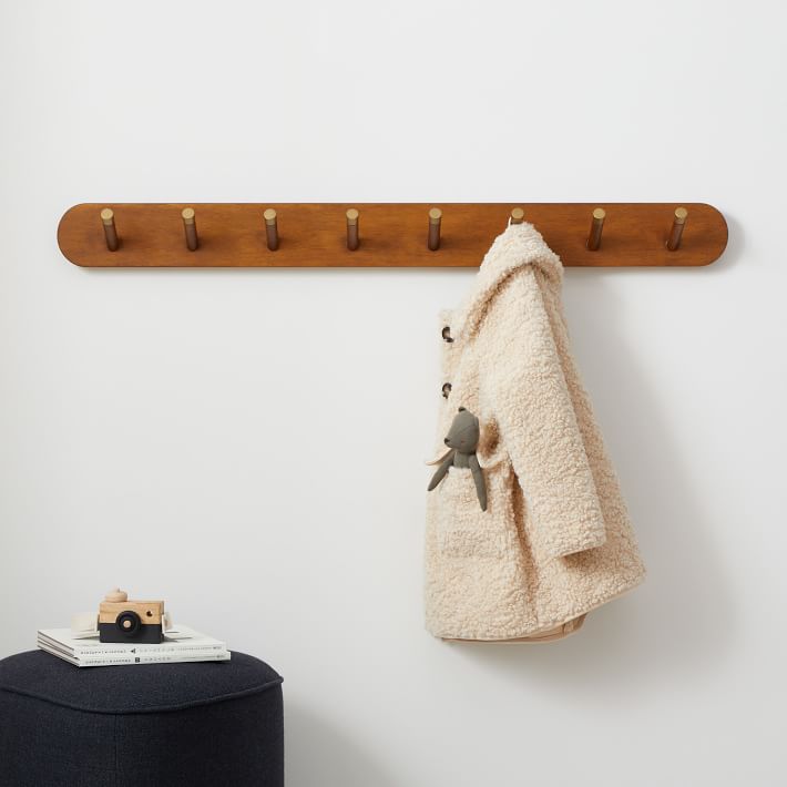 Mid-Century Wall Rack - Acorn