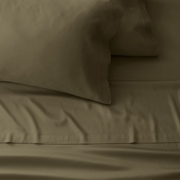 Silky TENCEL™ Sheet Set - King - Dark Olive