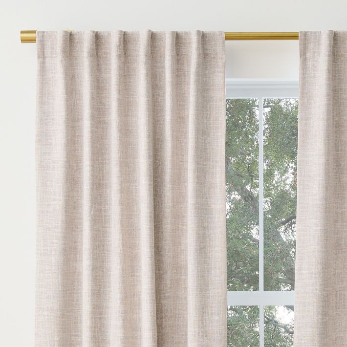 Oversized Curtain Rod Tiebacks