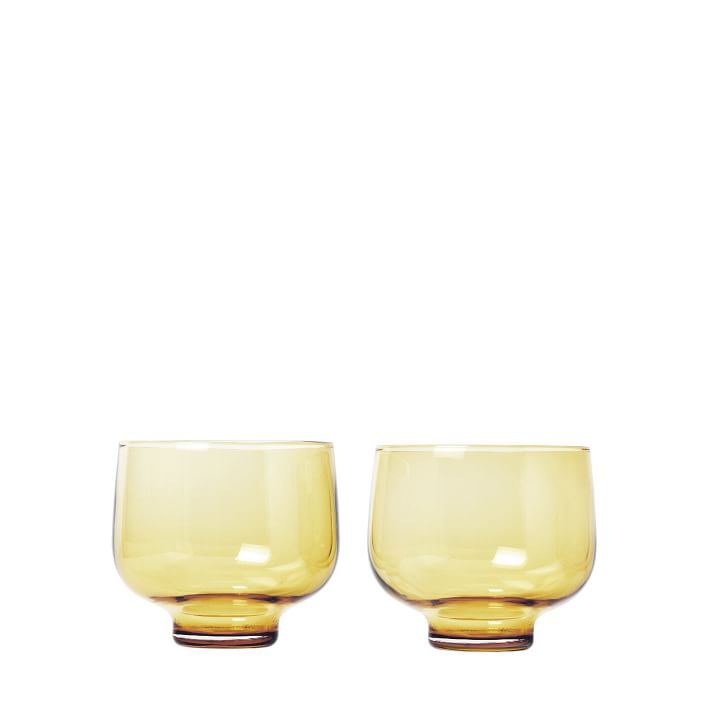 Flow Gold Drinking Glasses (Set of 2)
