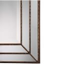Stepped Frame Metal Wall Mirror