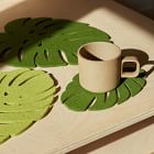 Graf Lantz Felt Trivet Set - Monstera