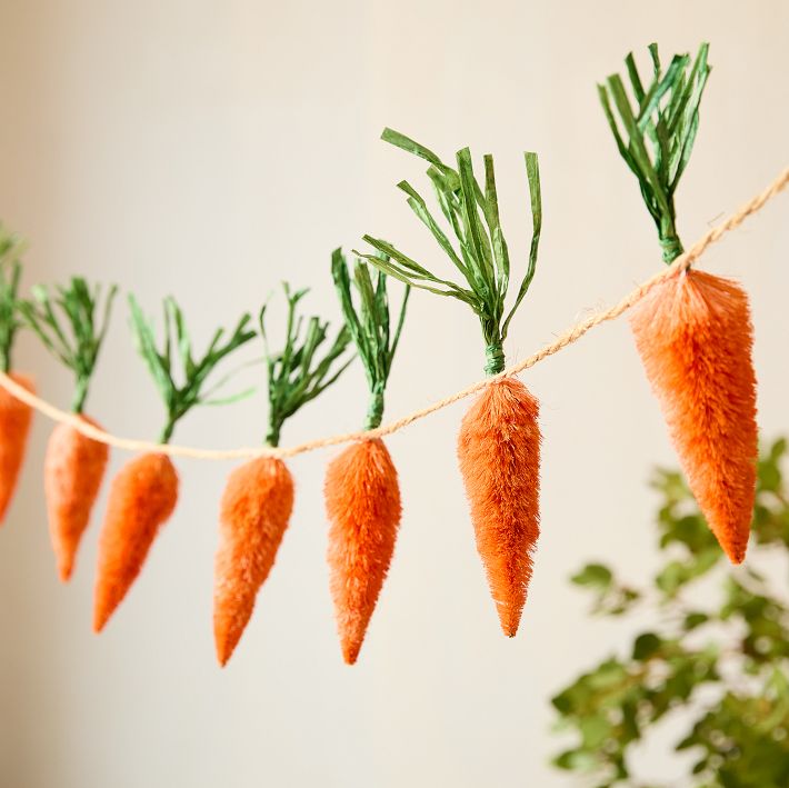 Bottlebrush Carrot Garland