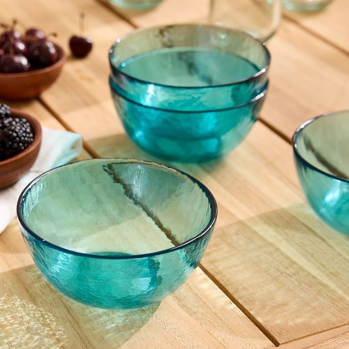 Los Cabos Glass Small Bowls (Set of 4) West Elm