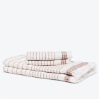 Morrow Soft Goods Classic Stripe Waffle Bath Towel
