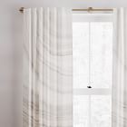 Cotton Canvas Marble Curtains (Set of 2)